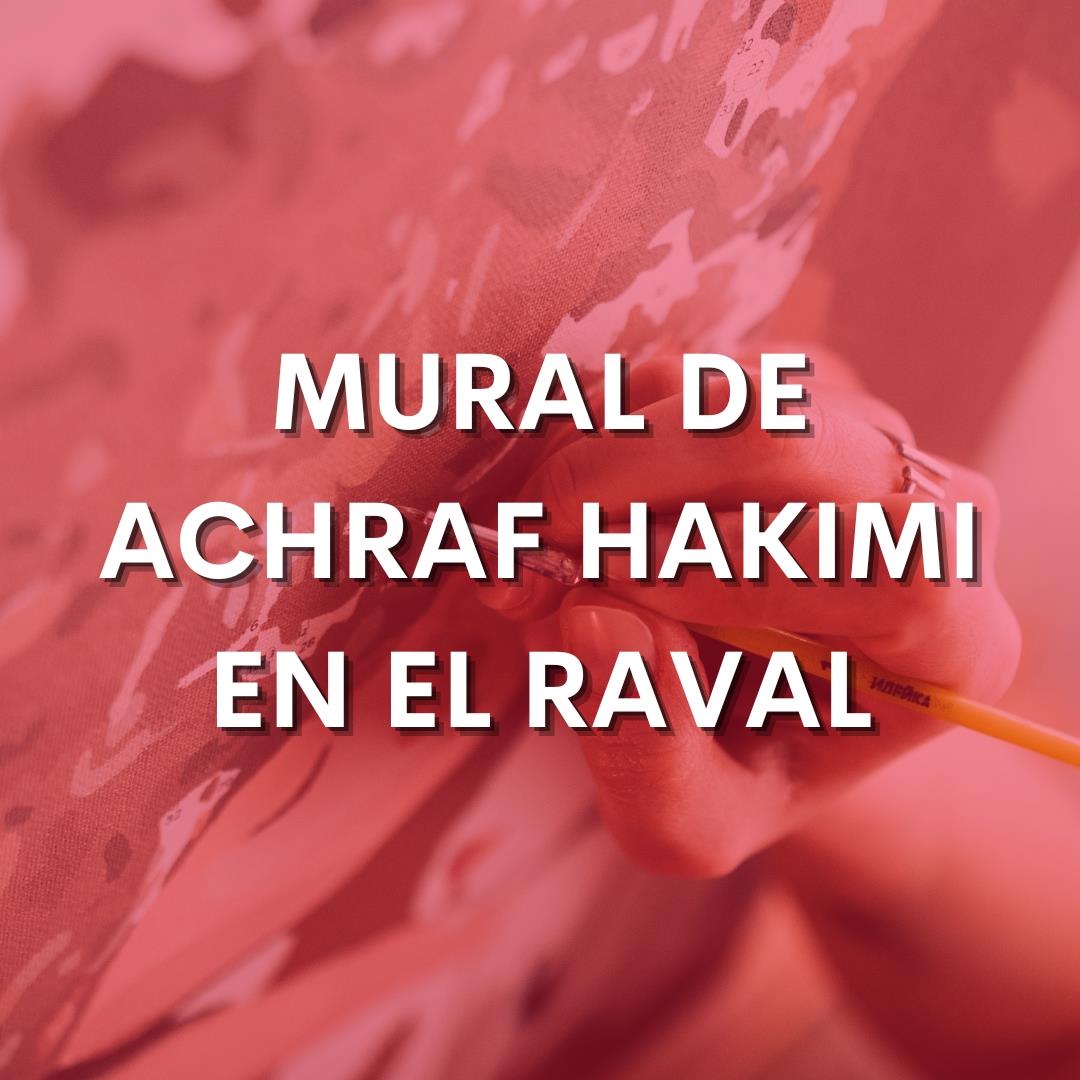ACHRAF HAKIMI'S MURAL IN RAVAL